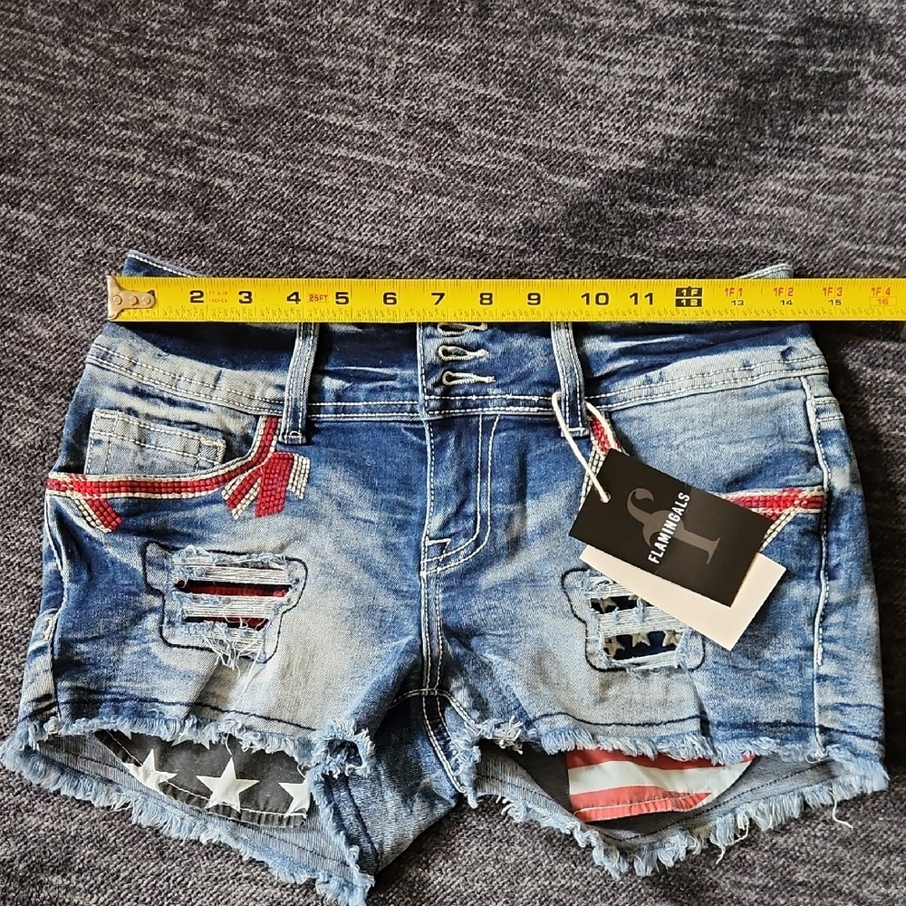 Denim Distressed Women's Shorts